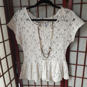 Ransom Cream Lace Blouse